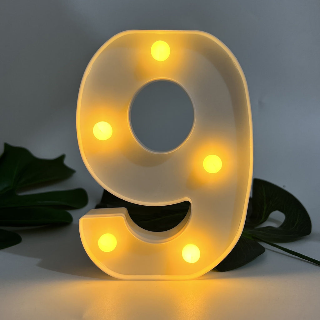 1pc Alphabet Letter LED Lights Luminous Number Lamp Decor, Battery Night Ligh, t For Home Wedding Birthday Christmas Party Decoration Letters Numbers Light, Home Decor