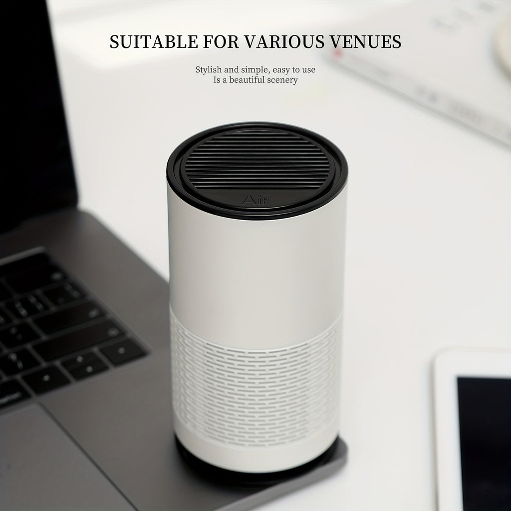 1/2pcs Portable True HEPA Air Purifier for Home, Office, and Car - Eliminates 99.97% of Dust, Odors, and Allergens for Fresh Air