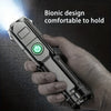 1pc Powerful Zoomable Flashlight, Outdoor Multi-functional Portable Home Small Flashlight, Telescopic Zoom Light ABS Material
