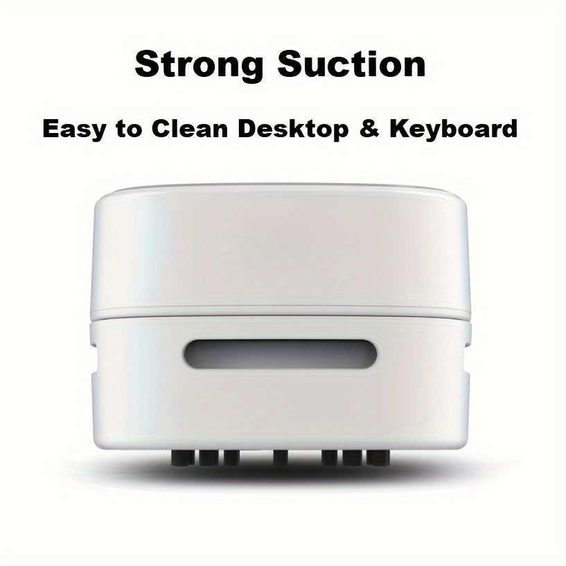 Wireless Handheld Desktop Vacuum Cleaner, Portable Smart Desktop Cleaning Robot for Home Use, Convenient for Cleaning Office And Study Desks, Ensuring a Worry-Free Learning And Working Environment, Can Be Given As a Christmas