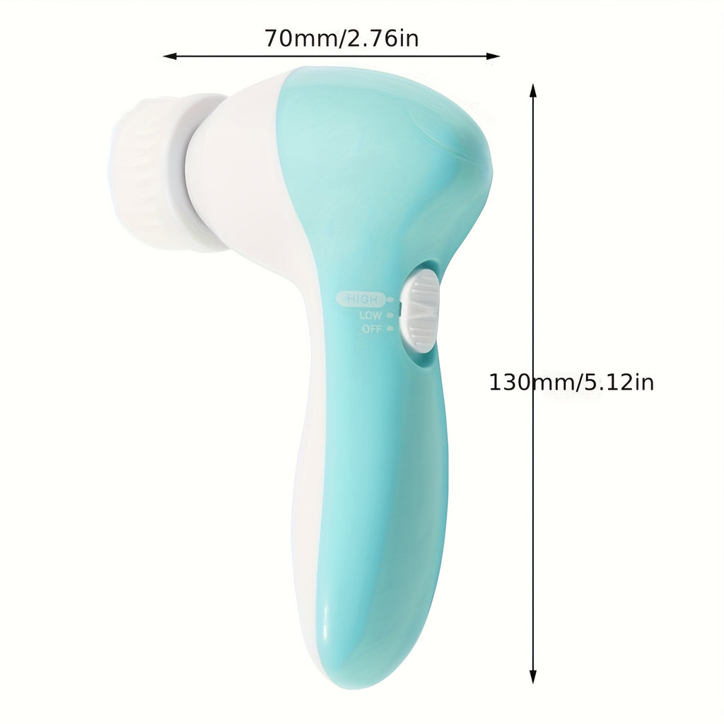 Electric 7-In-1 Facial Cleanser Multifunctional Face Washer Facial Massager Beauty Washer Pore Cleaner Gift for Mom on Mother'S Day
