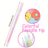 12pcs 12pcs Color Gel Pen Set Kawaii Blue 0.5Mm Ballpoint Pen for Journal Cute School Supplies Stationery Office Accessories