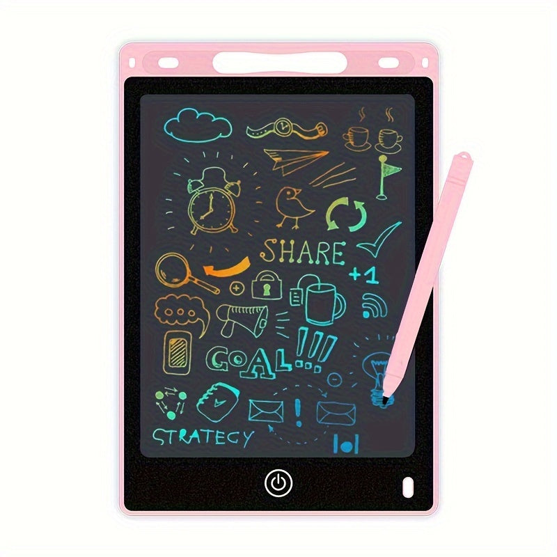 1pcs 8.5-Inch Durable ABS LCD Writing Tablet for Kids, Electronic Doodle Pad with One-Click Erase, Ideal Educational Toy Gift for Birthday, Halloween, Christmas, and Thanksgiving
