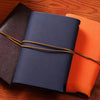 Retro Leaf Leather Loose-leaf Notebook Strap Portable Travel Record Hand Ledger Learning Stationery