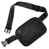Fashion Crossbody Bag With Adjustable Strap, Lightweight Portable PU Leather Waist Bag Fanny Pack For Outdoor Sports Fitness