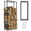 DodiOnline 40-65/100-150cm Adjustable Metal Firewood Log Holder