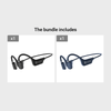 Sanag A5X True Bone Conduction Earphone Open Ear Wireless Sport Headphones High Quality Headset 3D Stereo Sound