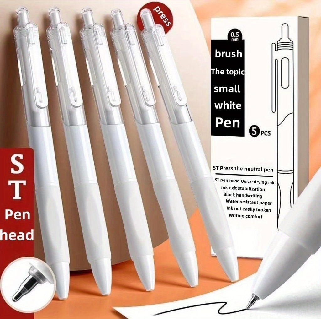 Smooth Writing Carbon Black Pen - Fast-Drying Ink for Smudge-Free Writing, Ultra-Smooth Experience, Fine Neutral Tip - Ideal for Students and Office Use, Essential Office Supplies and Stationery