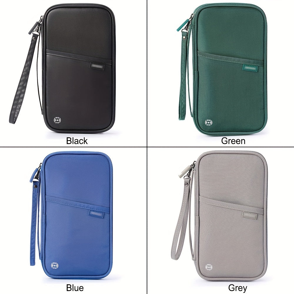 Travel Passport Wallet - Family Passport Holder, Travel Document Storage Bag for Safe Organization