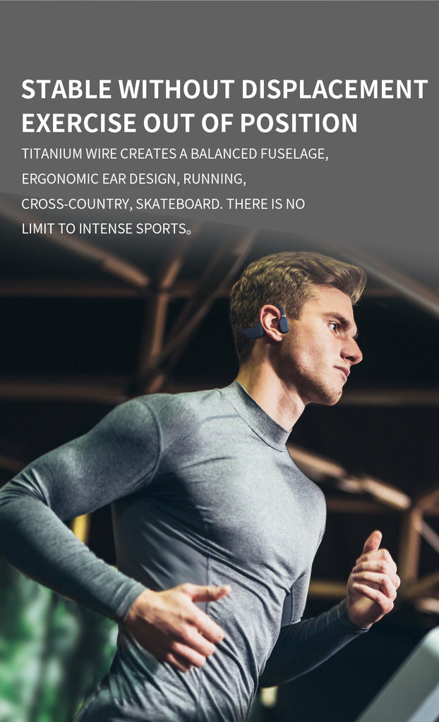 Sanag A5X True Bone Conduction Earphone Open Ear Wireless Sport Headphones High Quality Headset 3D Stereo Sound