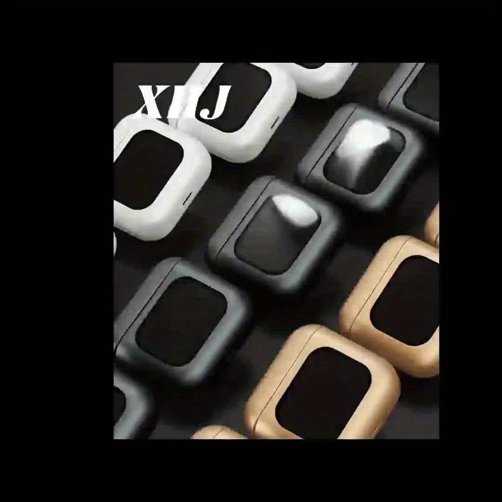 XHJ K1 Wireless earbuds with LCD touchscreen display, intelligent noise-canceling sleep-aiding headphones, 40 hours of long battery life, control music player, tiktok video playback, likes Audio Earphones Electronic Headset C