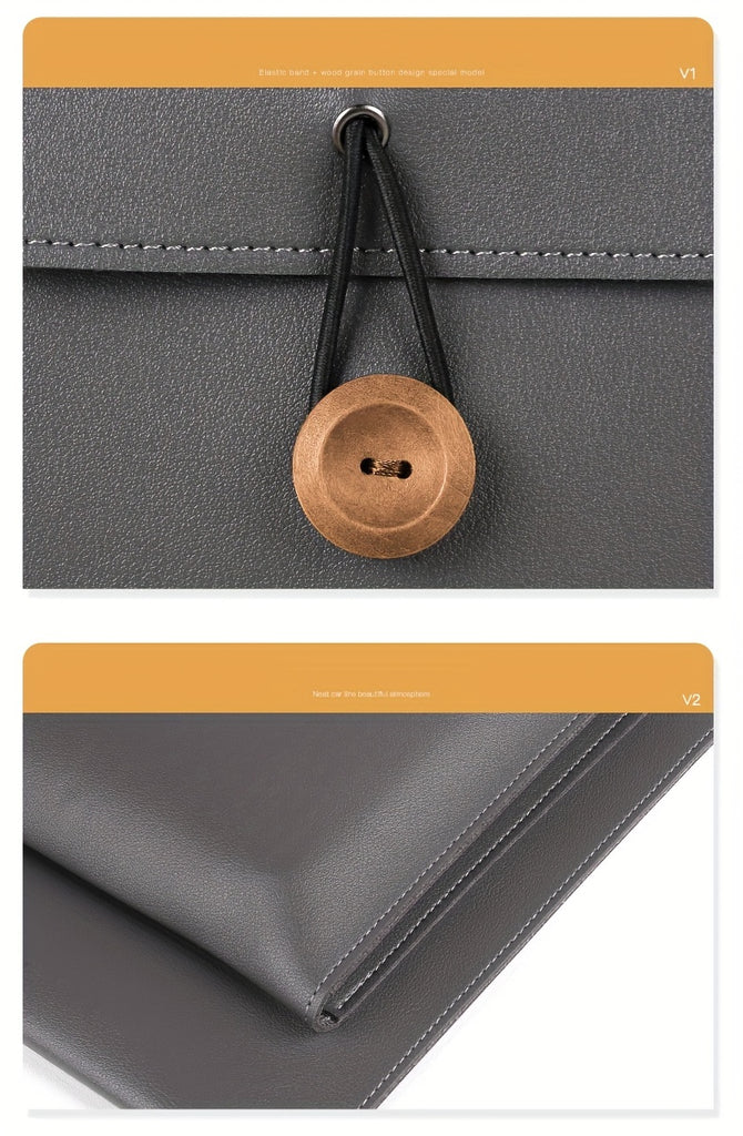 Lightweight Handbag Suitable For 15.6/16-Inch Computer Tote Bag Office Briefcase Waterproof Lightweight Artificial Leather Computer Bag