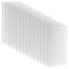 DodiOnline 14 Pieces Polycarbonate Sheets, 121 x 61 x 0.4cm Twin-Wall Plastic Roofing Sheets, 10m² Replacement Greenhouse Panels, Waterproof and UV Protection, Clear
