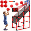 Kids Basketball Hoop Arcade Game W/Electronic Scoreboard Cheer Sound, Basketball Hoop Indoor Outdoor W/4 Balls, Basketball Game Toys Gifts For Kids 3-6 5-7 8-12 Toddlers Boys Girls