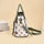 Trendy Printed Handbag For Women, Mini PU Leather Crossbody Bag, Retro Top Handle Flap Purse