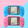 1pc Big Screen Retro Classic Handheld Game Console - Portable Electronic Toys with Classic Games, Nostalgic Design and Easy-to-Use Interface