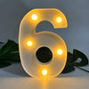 1pc Alphabet Letter LED Lights Luminous Number Lamp Decor, Battery Night Ligh, t For Home Wedding Birthday Christmas Party Decoration Letters Numbers Light, Home Decor