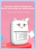 Student Mini Thermal Printer, ink-free mobile office, print labels, pictures, photos, file materials, connect to the phone download APP Android available, small pocket machine