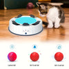 Electronic Cat Toys, Interactive Cat Toy with Simulate Hunting Mice, Cat Toys for Indoor Cats, Automatic Cat Toy with Scratch Mat Pet Toys