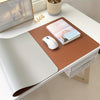 1pc Large Waterproof PU Leather Mouse Pad - Multi-functional Desk Pad for Office and Laptop - Non-slip and Anti-fouling
