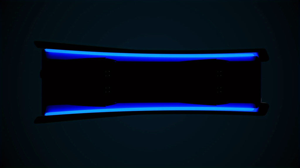 Dual PS5 Controller Charger Station with LED Light - Fast Charging, Space-Saving Dual Stand Dock for Playstation 5 Dualsense Controllers - BEBONCOOL, White, ABS Material, No Electronic Components