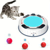 Electronic Cat Toys, Interactive Cat Toy with Simulate Hunting Mice, Cat Toys for Indoor Cats, Automatic Cat Toy with Scratch Mat Pet Toys