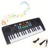 37 Keys Electronic Piano, Single Channel Children's Keyboard Piano, Portable Electronic Piano For Children, Music Piano Keyboard Educational Toys, For Boys Girls Starter Educational Toys Halloween Christmas Birthday Gifts