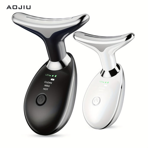 AOJIU SpaLux - 3-Mode Portable Neck and Facial Massager for Relaxation, Skin Care, and Beauty - Perfect Gift for Girls and Women