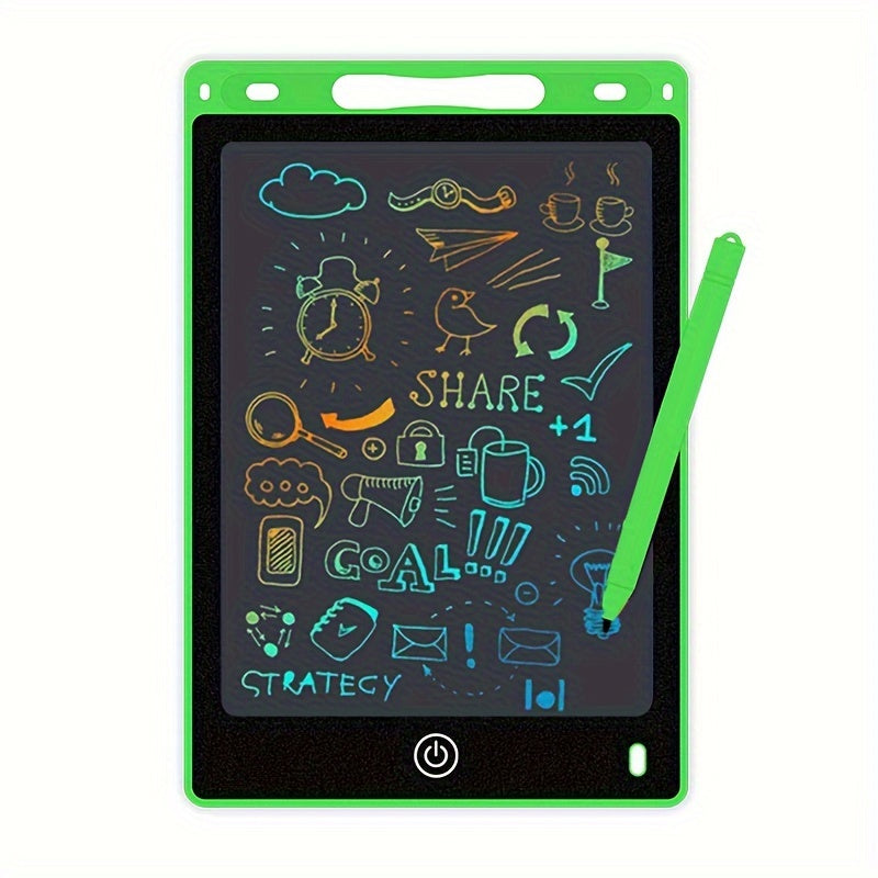 1pcs 8.5-Inch Durable ABS LCD Writing Tablet for Kids, Electronic Doodle Pad with One-Click Erase, Ideal Educational Toy Gift for Birthday, Halloween, Christmas, and Thanksgiving
