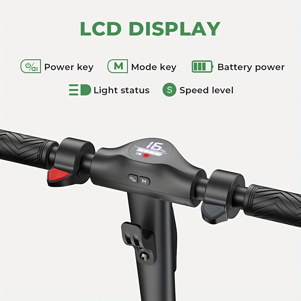 MEGAWHEELS S10 Lightweight And Foldable Electric Scooter for Adults with 8" Wheels, 5.2Ah Battery, 250W Motor, Electronic Brake And Bright LED Headlight, Supports 25km/h Max Speed, 3 Speed Modes And 10-15km Mileage