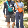 [Trendy Belt Bag] Trendy Nylon Belt Bag | Zipper Sling Bag with Side Pocket for Outdoor Sports