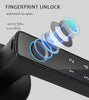 Fingerprint Password Mobile Phone App Smart Lock Digital Electronic Room Door Handle Lock