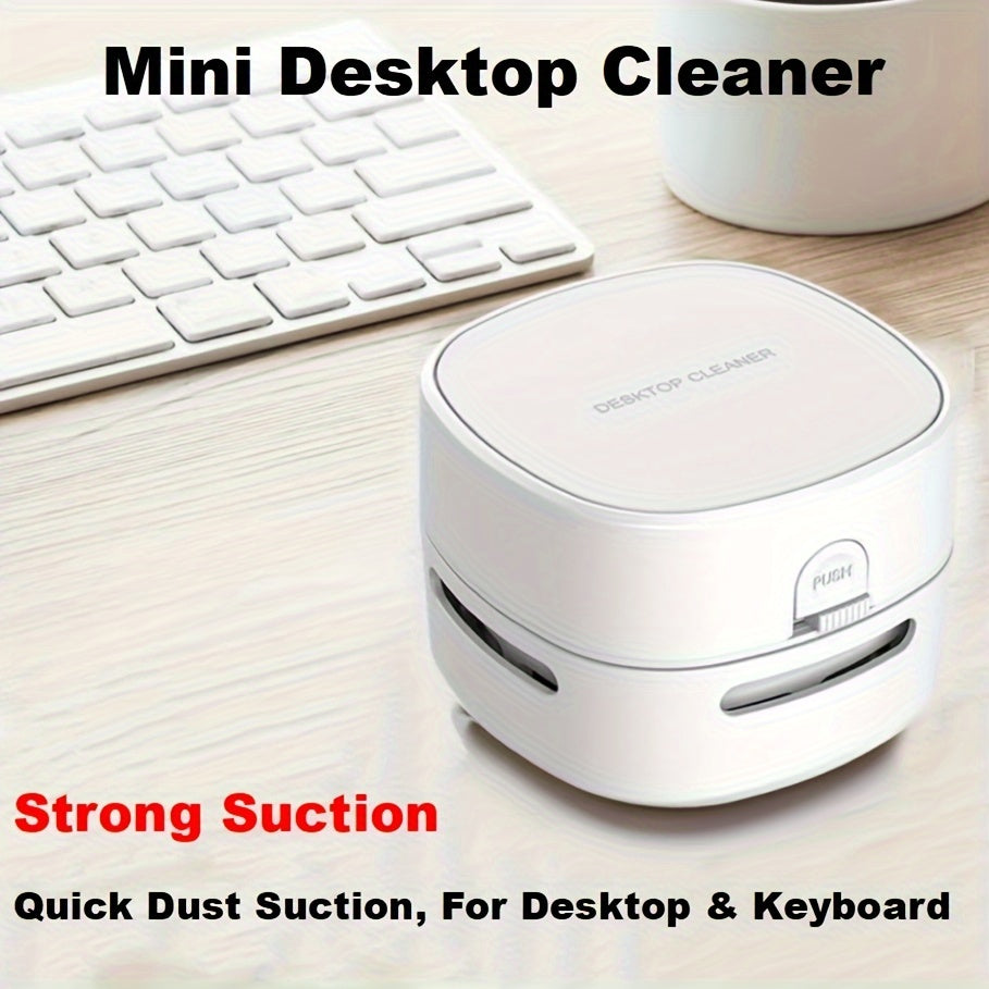 Wireless Handheld Desktop Vacuum Cleaner, Portable Smart Desktop Cleaning Robot for Home Use, Convenient for Cleaning Office And Study Desks, Ensuring a Worry-Free Learning And Working Environment, Can Be Given As a Christmas