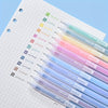 12pcs 12pcs Color Gel Pen Set Kawaii Blue 0.5Mm Ballpoint Pen for Journal Cute School Supplies Stationery Office Accessories