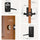 Keyless Entry Door Lock With Handle, Zowill Electronic Keypad Deadbolt Door Locks Handle Lever, Front Door Lock Set, Digital Door Lock, Auto-Locking, Anti-peep Code Door Handle Lock