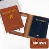 PU Leather Passport Holder, Waterproof Passport Cover For Travel, Passport Wallet