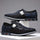 Men's Casual Synthetic Leather Loafers, Anti-skid Slip On Shoes With Rubber Sole For Business Office, Spring And Autumn