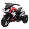DodiOnline Kids 6V Electric Ride On Motorcycle Electric Motorbike w/ Lights Music Horn 3 Wheel Outdoor Play Toy for 3-5 Years Red