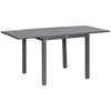 DodiOnline Aluminium and Steel Expanding Six-Seater Garden Table - Grey