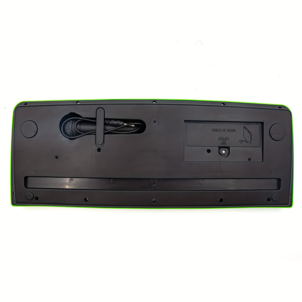 37-Key Portable Multifunctional Electronic Piano Keyboard - Pianos & Keyboards with Microphone, USB-C Cable, Tone and Rhythm Adjustment, Recording and Replaying Function, Ideal for Teaching, Birthday Gifts and Home Entertainm