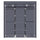 69" Portable Clothes Closet Non-Woven Fabric Wardrobe Double Rod Storage Organizer Gray