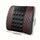 Car Lumbar Electric Massager, Red Pillow Car Interior Decoration, Ultra-fiber PU Leather Cushion For Car, Office