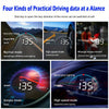 M8 HUD Head Up Display Car OBD2 II EUOBD Overspeed Warning water temperature digital Projector Windshield Auto Electronic