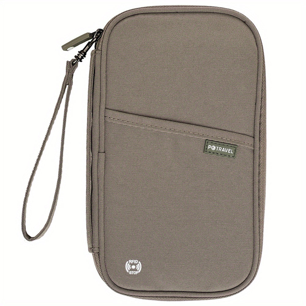 Travel Passport Wallet - Family Passport Holder, Travel Document Storage Bag for Safe Organization
