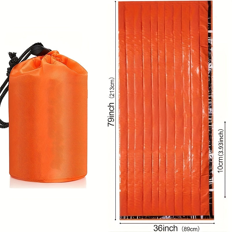 1/2pcs Outdoor Sleeping Bag, Emergency Camping Hiking Sleeping Bag,, High Quality, Low Negative Reviews