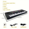 37-Key Portable Multifunctional Electronic Piano Keyboard - Pianos & Keyboards with Microphone, USB-C Cable, Tone and Rhythm Adjustment, Recording and Replaying Function, Ideal for Teaching, Birthday Gifts and Home Entertainm