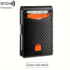 Minimalist Multi Functional Slim Wallet For Men, Card Holder Money Clip, RFID Blocking, Stylish Bi-fold PU Leather Wallet