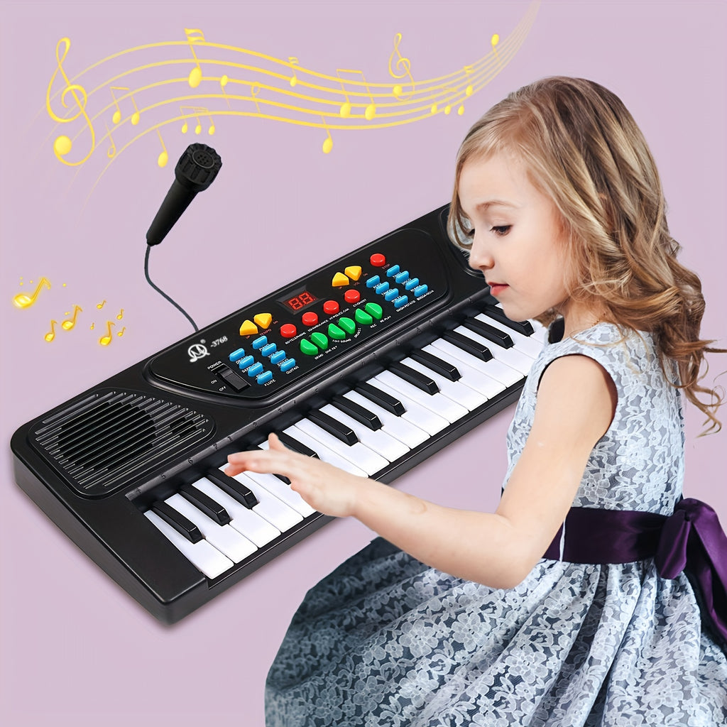 37 Keys Electronic Piano, Single Channel Children's Keyboard Piano, Portable Electronic Piano For Children, Music Piano Keyboard Educational Toys, For Boys Girls Starter Educational Toys Halloween Christmas Birthday Gifts