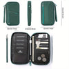 Travel Passport Wallet - Family Passport Holder, Travel Document Storage Bag for Safe Organization