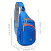 [Trendy Belt Bag] Trendy Nylon Belt Bag | Zipper Sling Bag with Side Pocket for Outdoor Sports